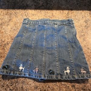 Vintage Poodle Gymboree Skirt Size 7 Cute